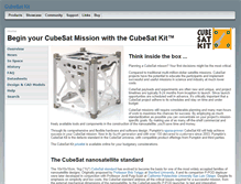 Tablet Screenshot of cubesatkit.com